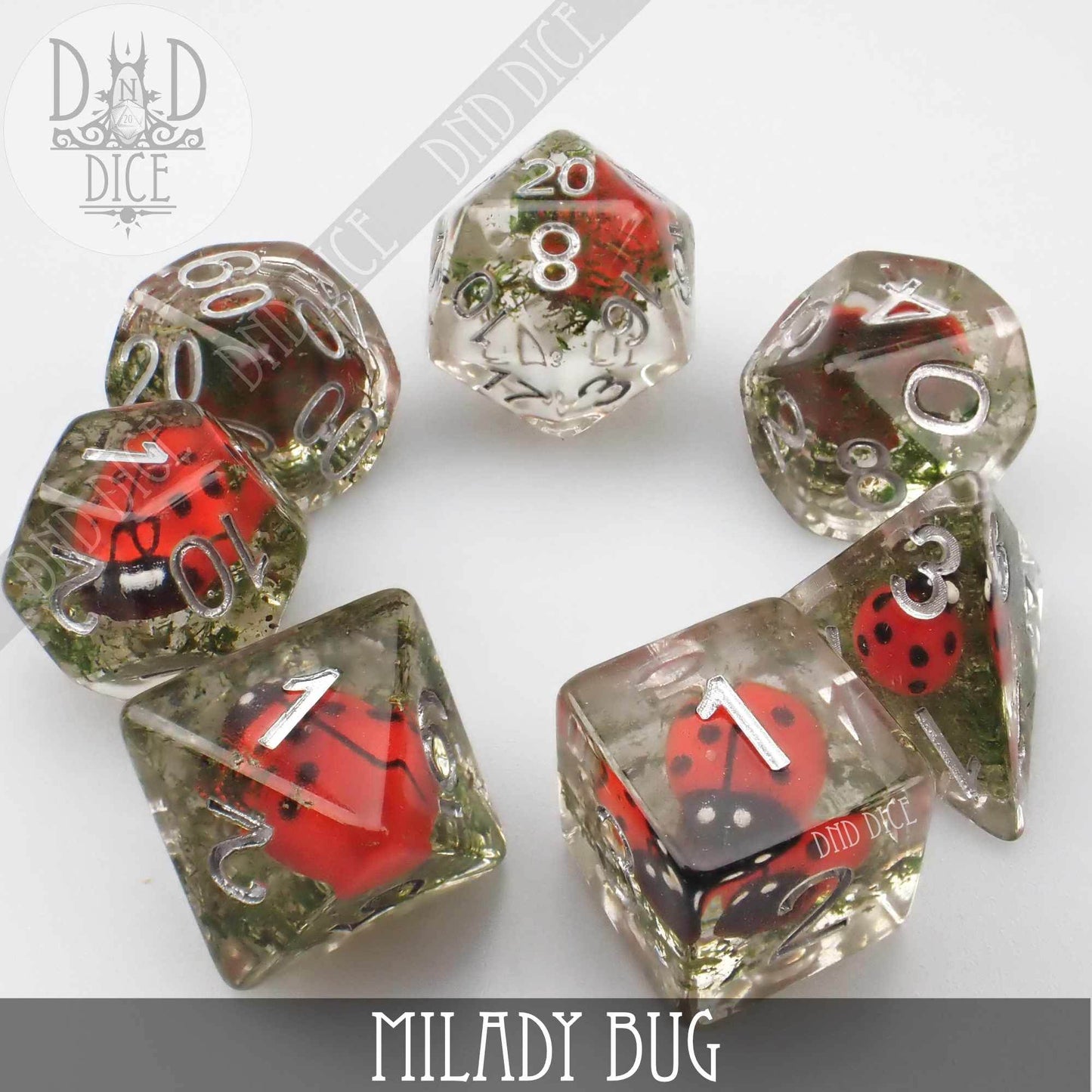 Milady Bug Dice Set -