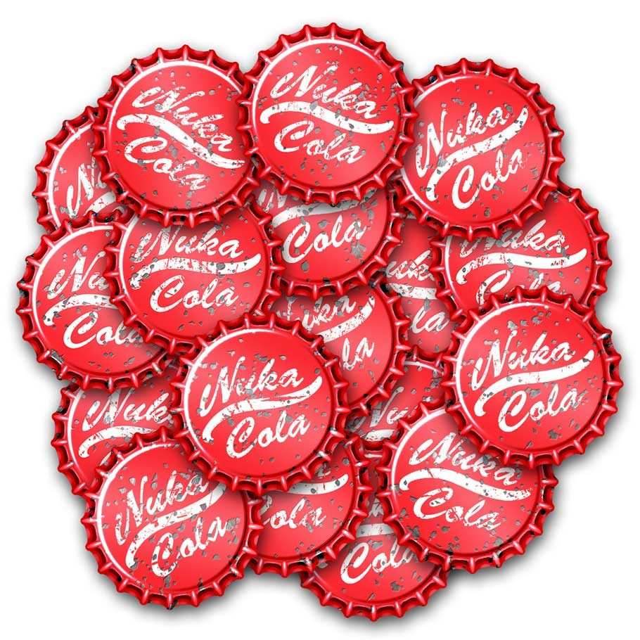 Fallout: Wasteland Warfare - Nuka Cola Caps Set (Revised) -