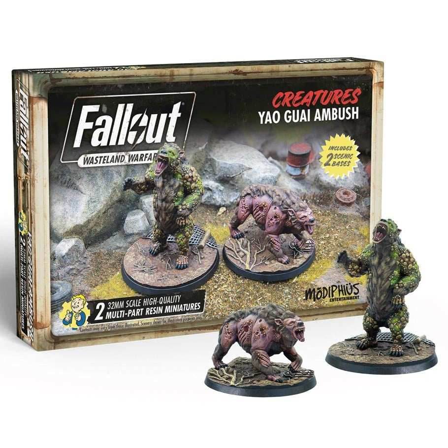 Fallout: Wasteland Warfare - Creatures - Yao Guai Ambush -
