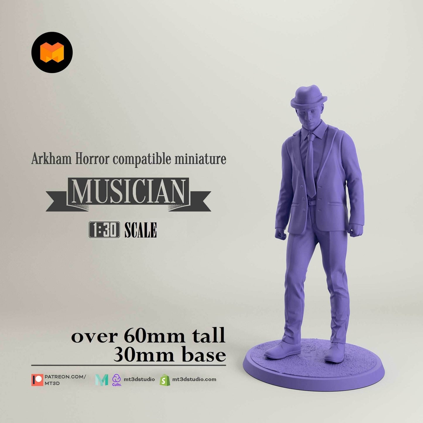 Arkham Compatible Investigator: The Musician (Jim Culver) -