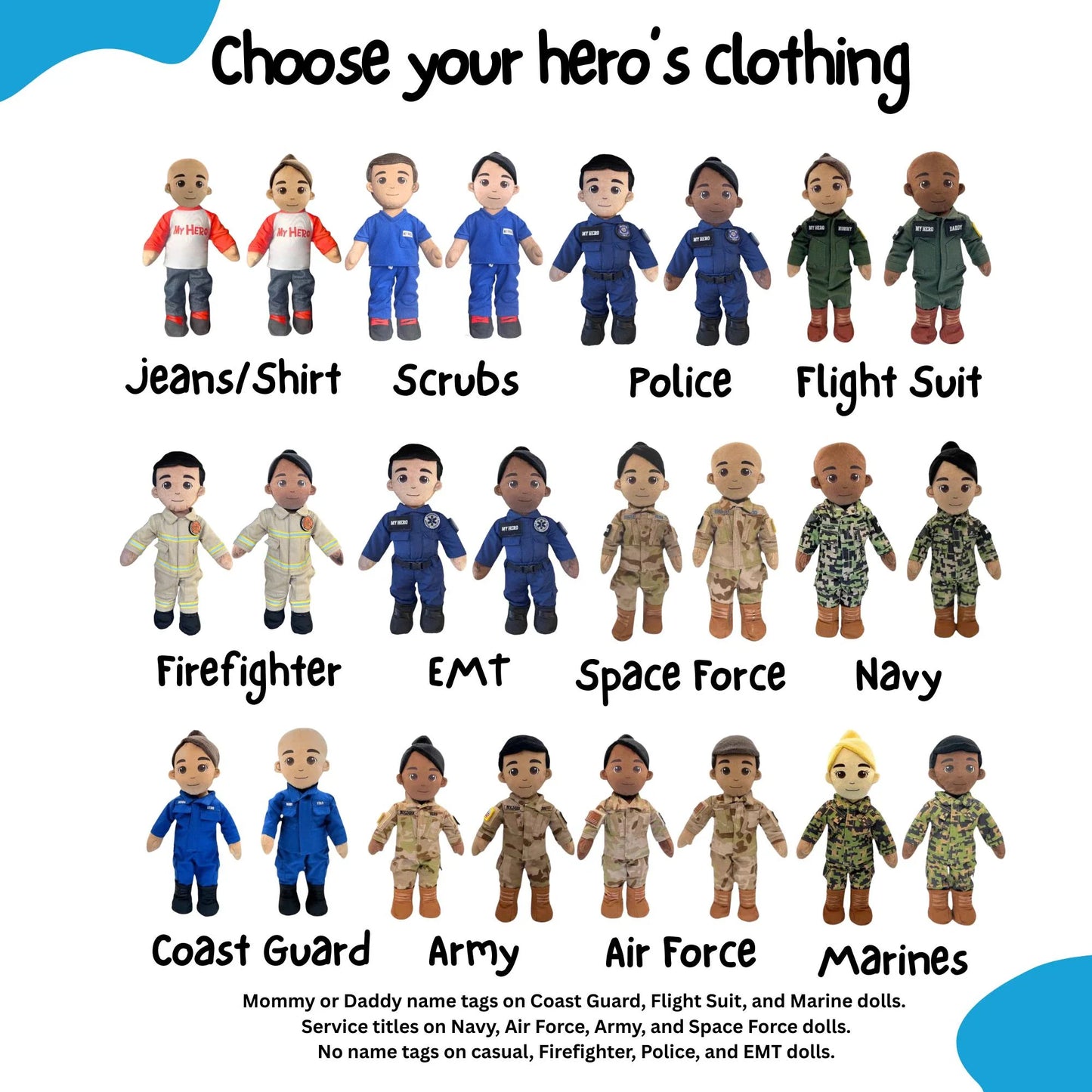 My Hero™ Medical Hero Scrubs | Custom Recordable Plush