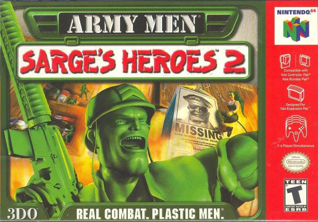 Army Men: Sarge's Heroes 2 (Nintendo 64) - Game Manual Only