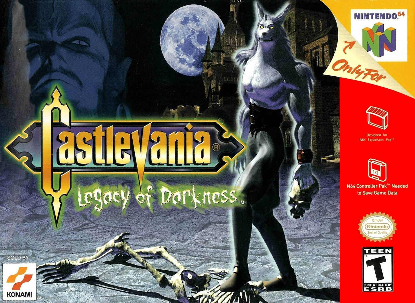 Castlevania: Legacy of Darkness (Nintendo 64) - Game Manual Only