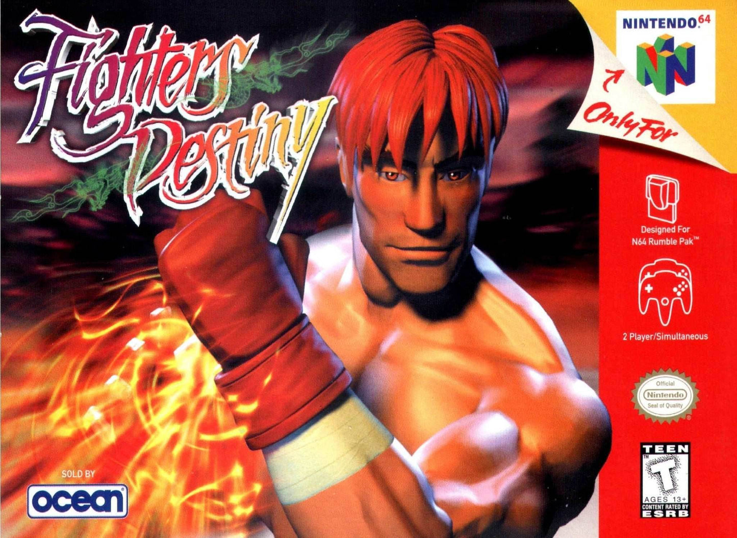 Fighters Destiny (Nintendo 64) - Game Manual Only