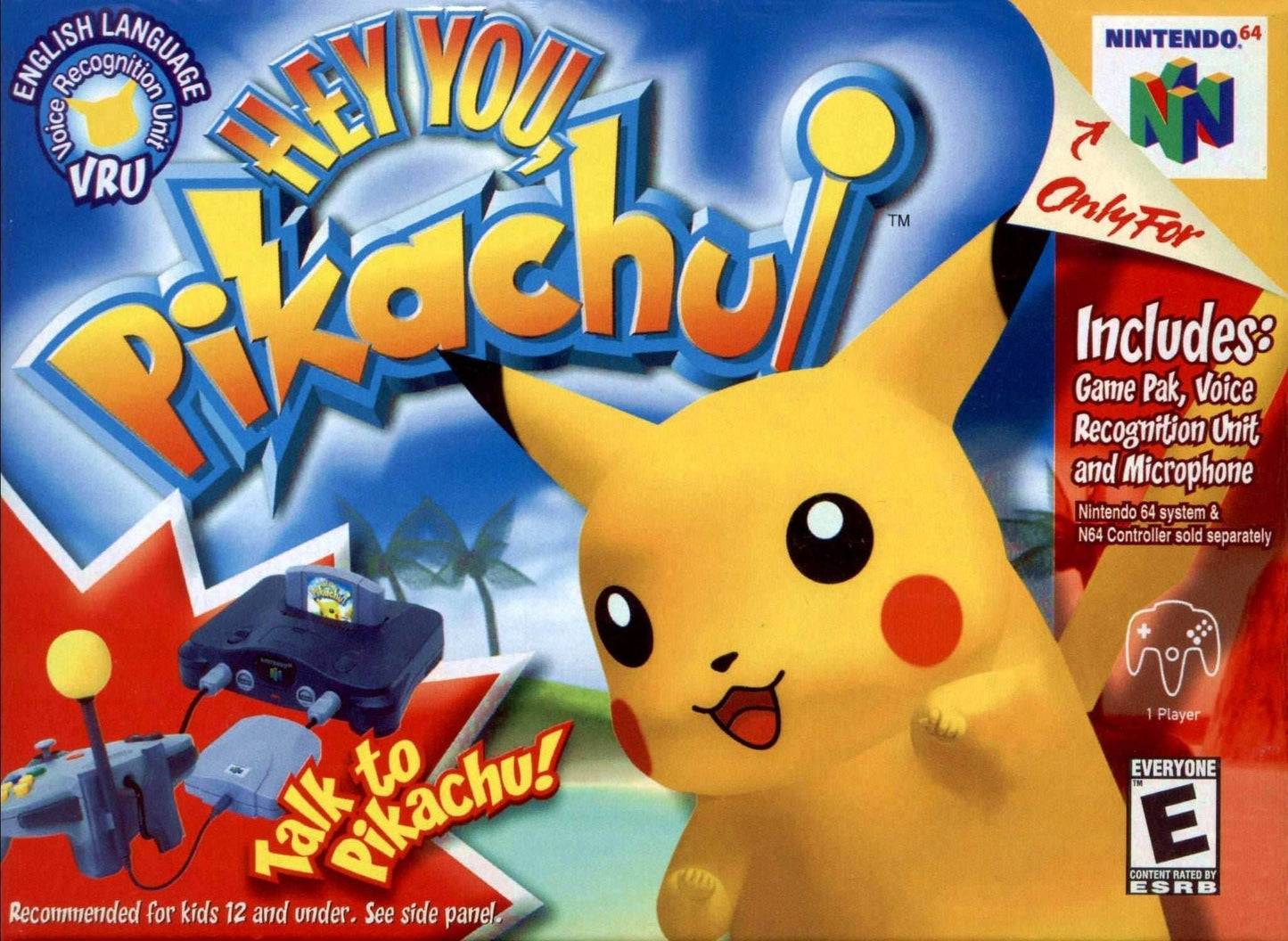Hey You Pikachu (Nintendo 64) - Game Manual Only