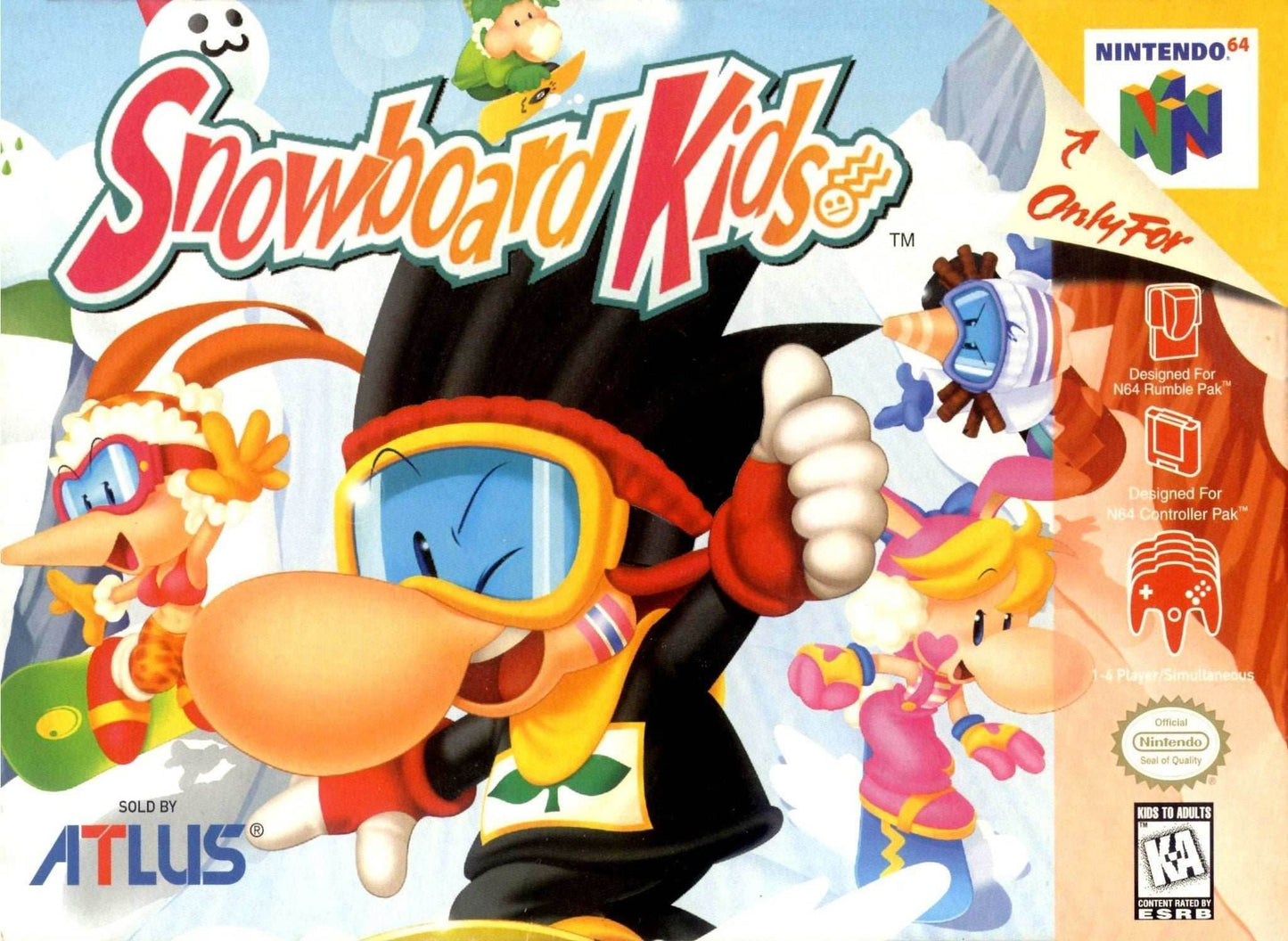 Snowboard Kids (Nintendo 64) - Game Manual Only