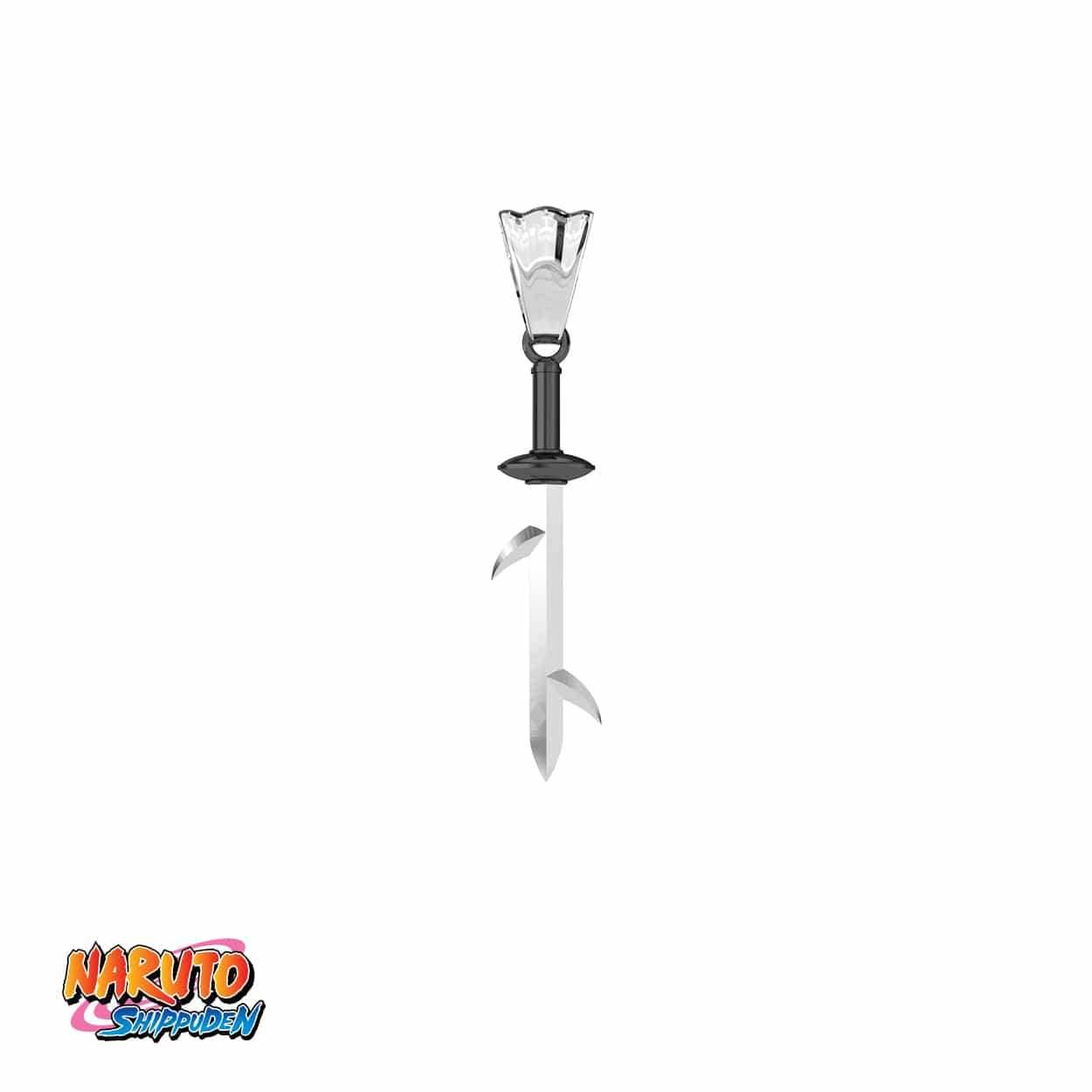 Naruto™ Fang Sword Necklace - Chrome