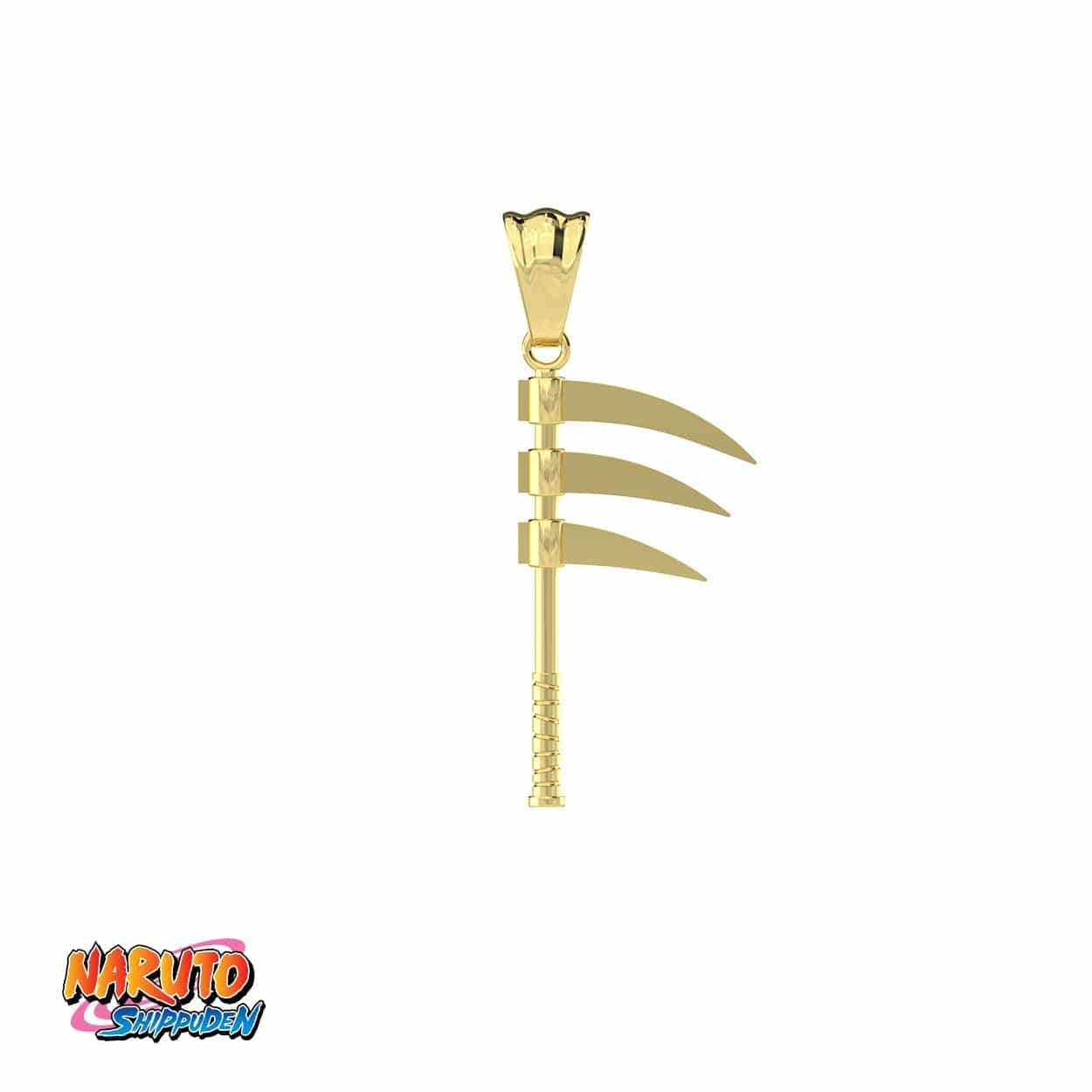 Naruto™ Hidan's Scythe Necklace - Gold