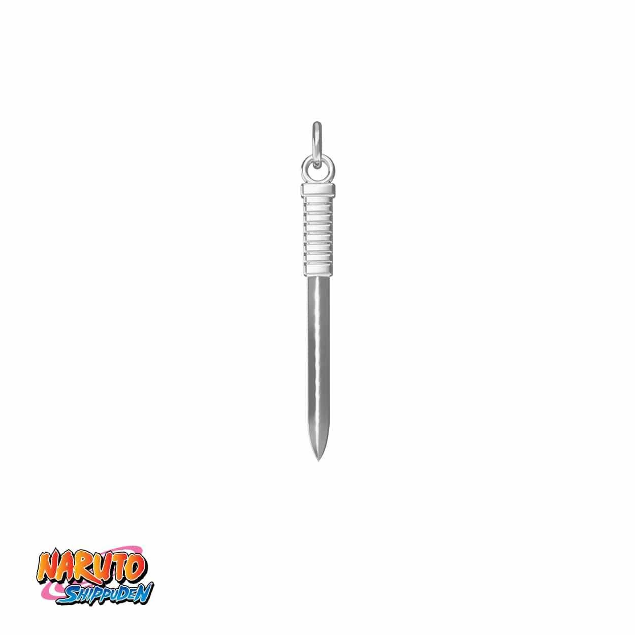 Naruto™ Killer Bee Sword Necklace - Chrome / Single