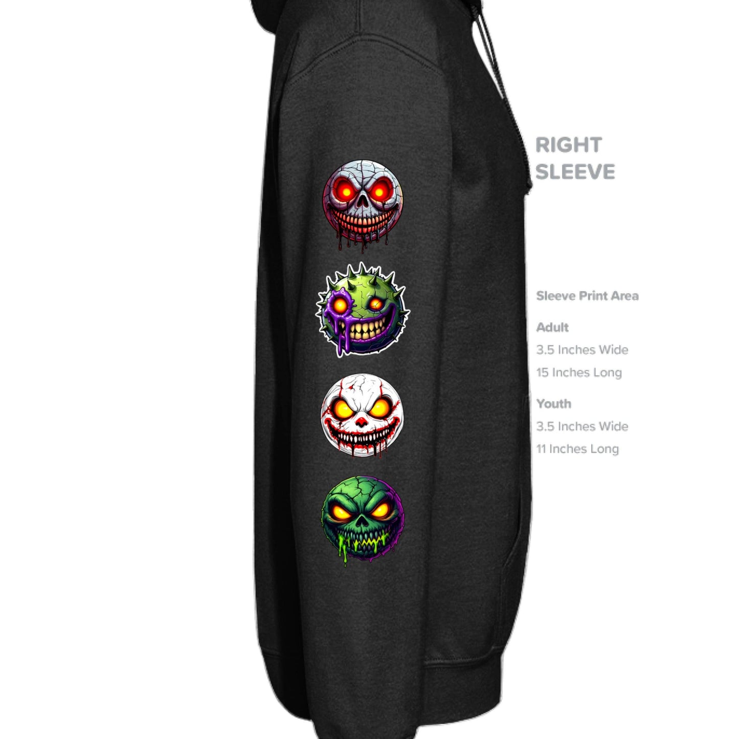 Grave Digs NecroNemoticons 42 Unisex Hoodie - BLACK / XS