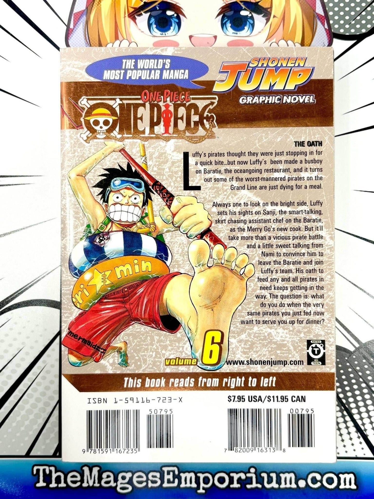 One Piece Vol 6 Gold Foil -