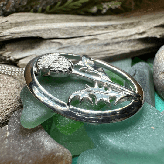 Gaisgeil Scottish Thistle Necklace - 18