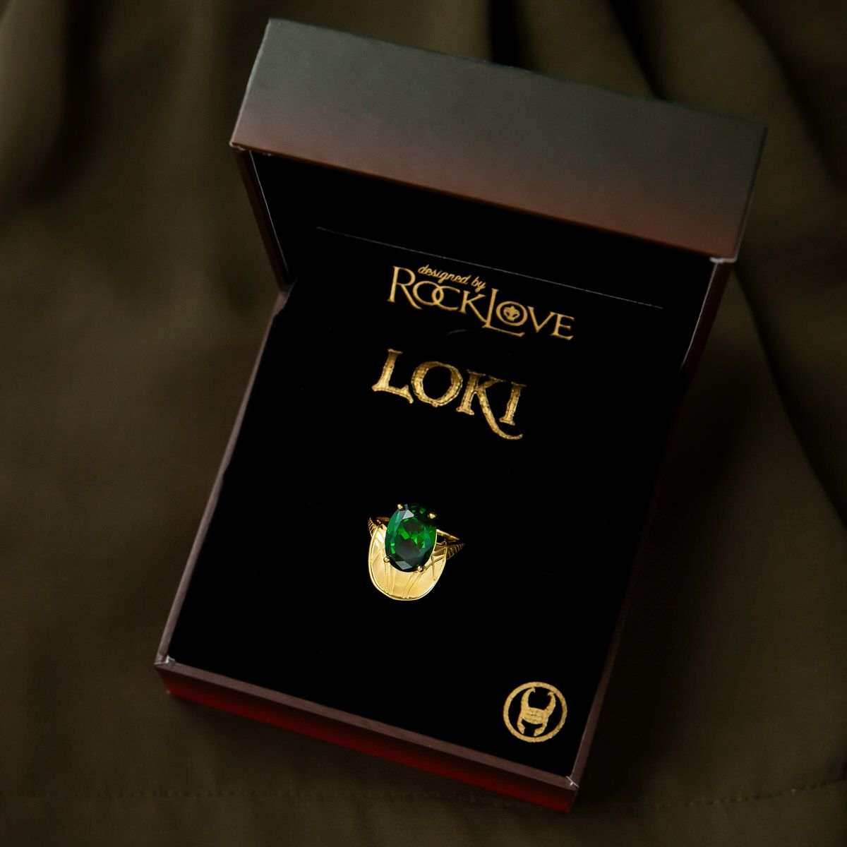 Marvel X RockLove LOKI Chestplate Ring - Size 5
