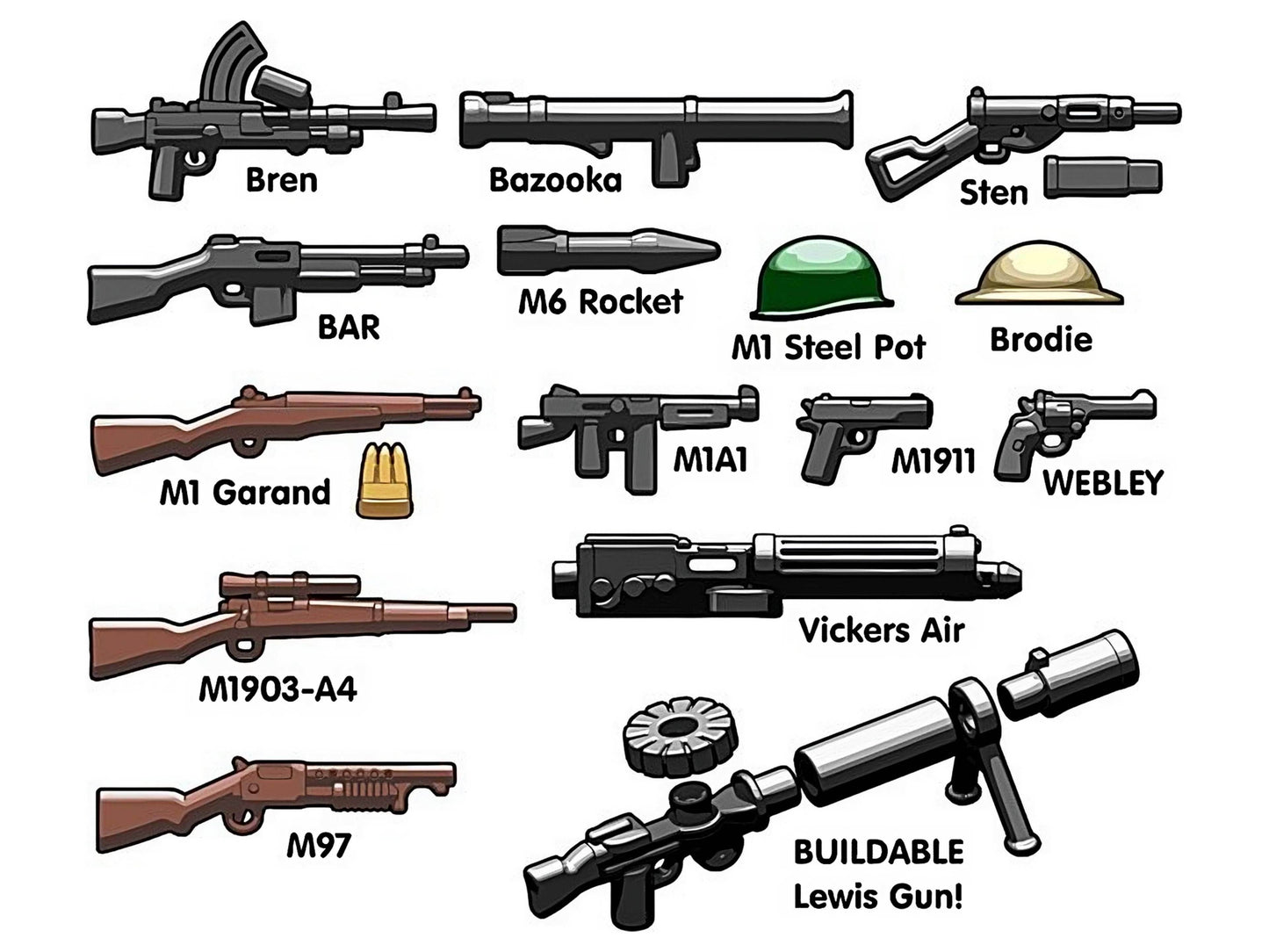 Allies Weapons Pack -