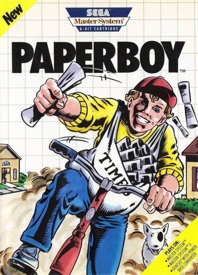 Paperboy (Sega Master System) - Game Manual Only