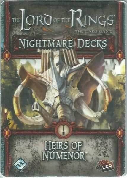 Lord of the Rings LCG: Heirs of Numenor Nightmare Decks -