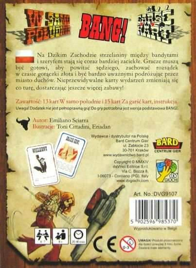 Bang! High Noon + A Fistful of Cards -
