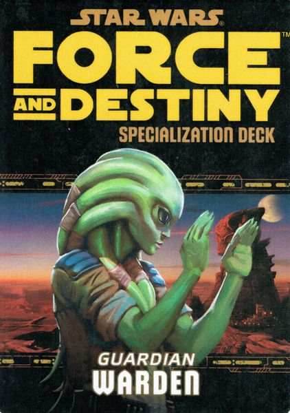 Star Wars: Force and Destiny: Warden Specialization Deck -