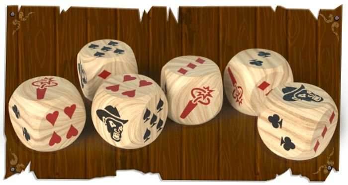 Zombicide: Undead or Alive - Kickstarter Exclusive Special Wooden Dice -