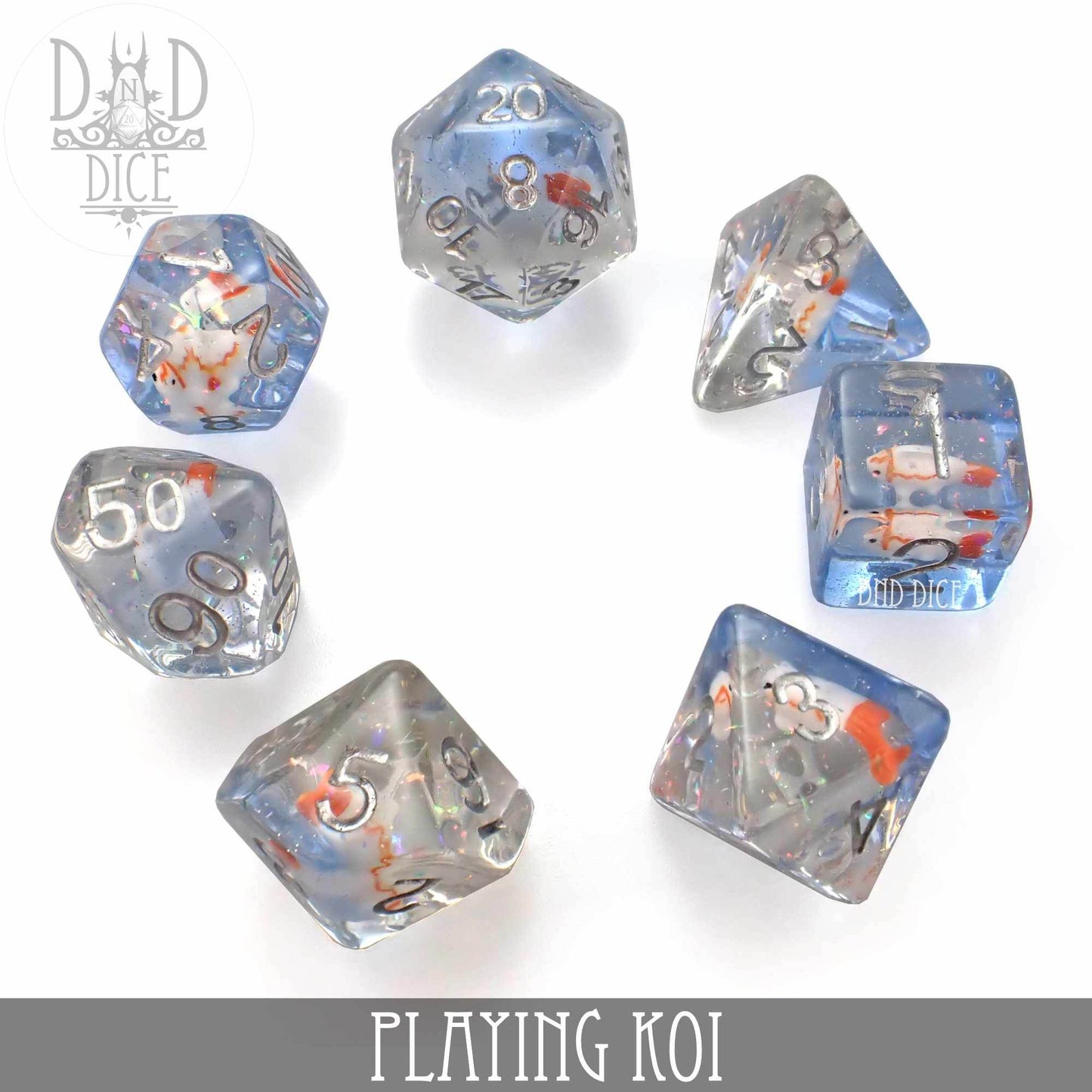 Playing Koi Dice Set -