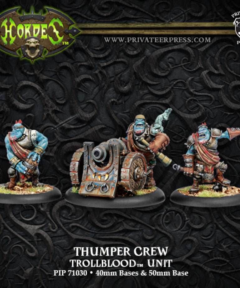 Hordes: Trollbloods Trollkin Thumper Crew Unit -