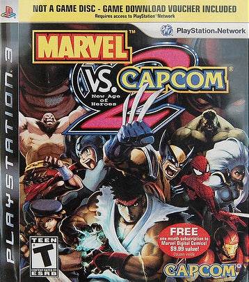 Marvel vs Capcom 2: Limited Edition (Playstation 3) - Game Manual Only