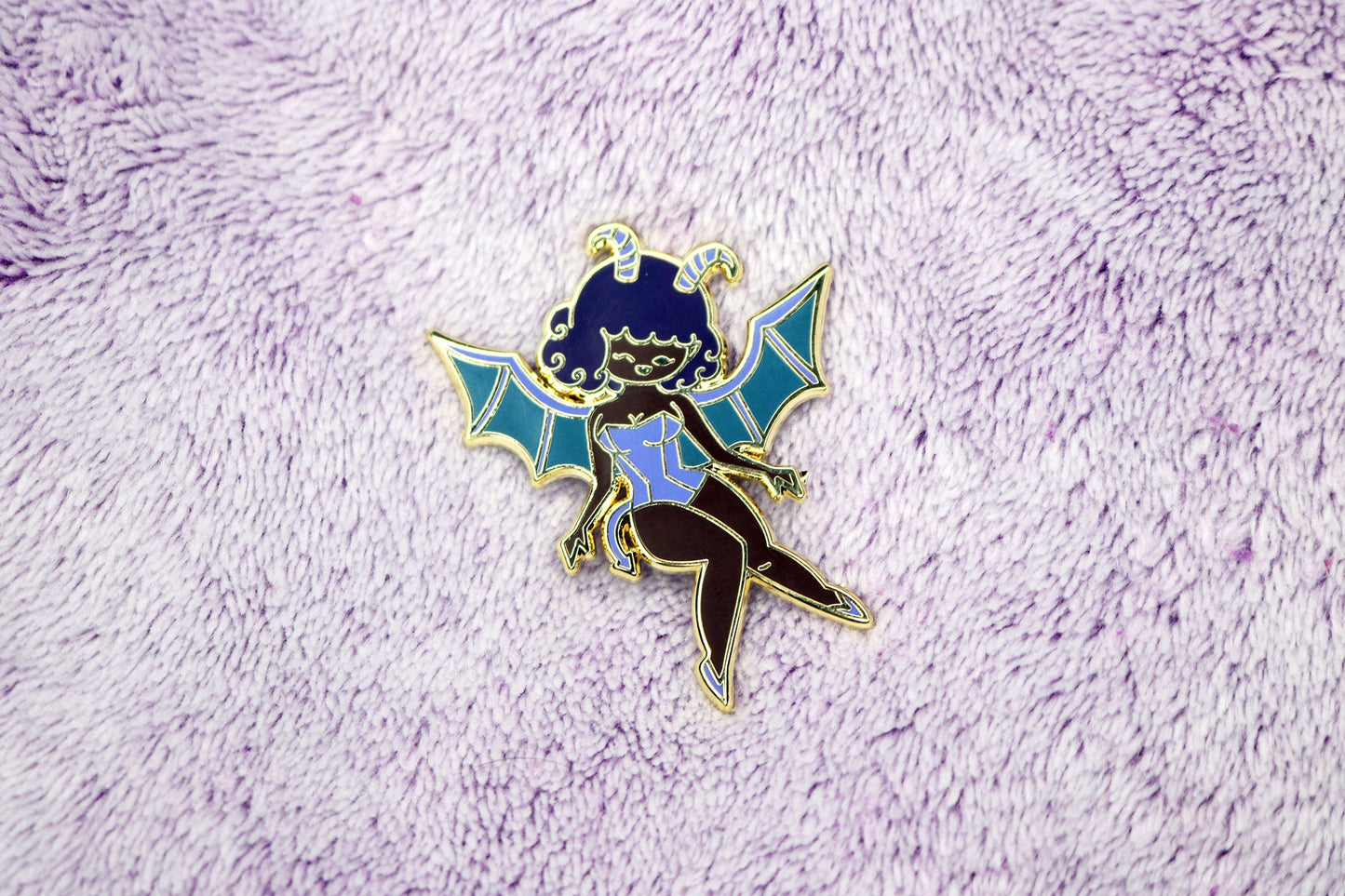 Succubus Monster Girl Hard Enamel Pin