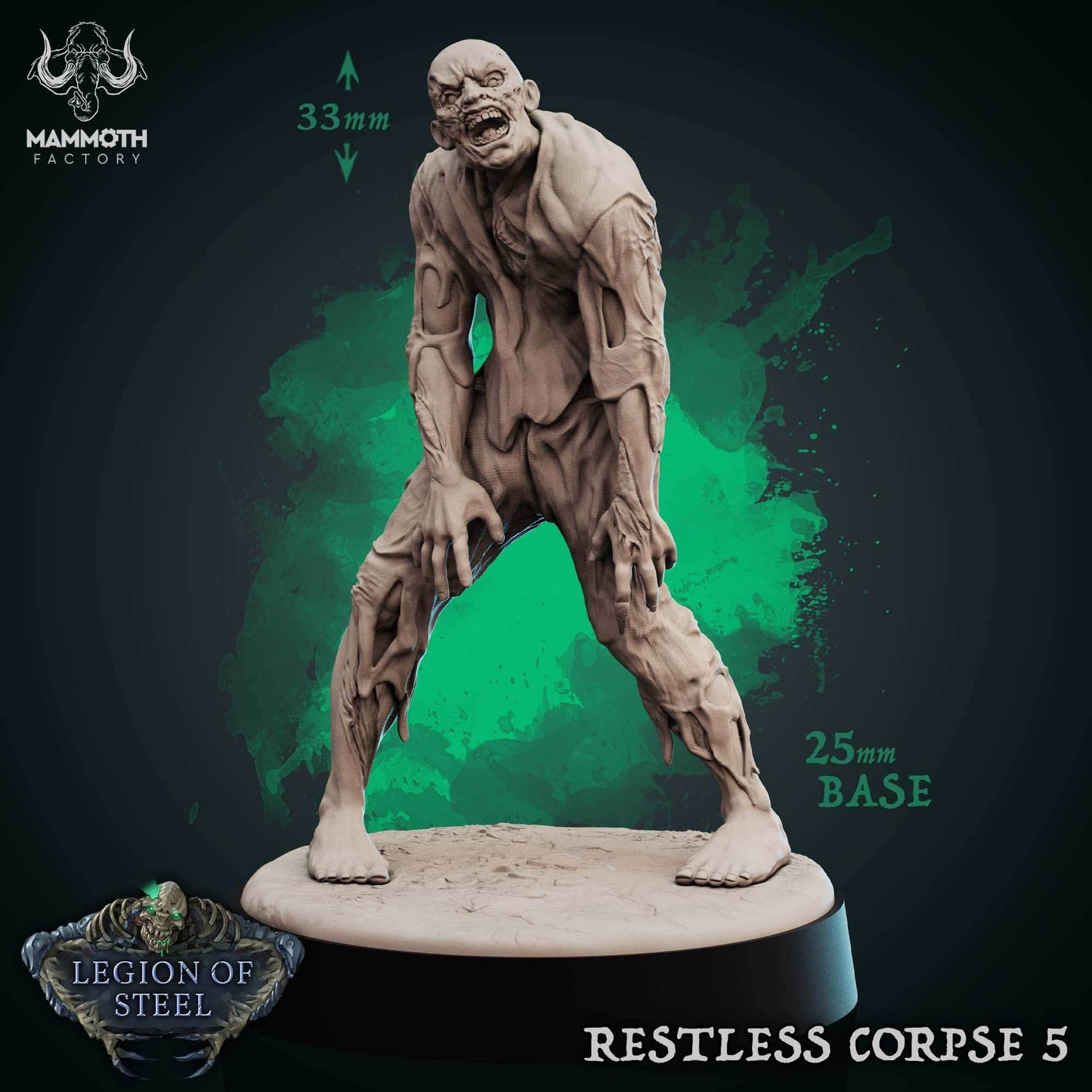 Restless Corpse: Sculpt 5 (Shambling Zombie) -