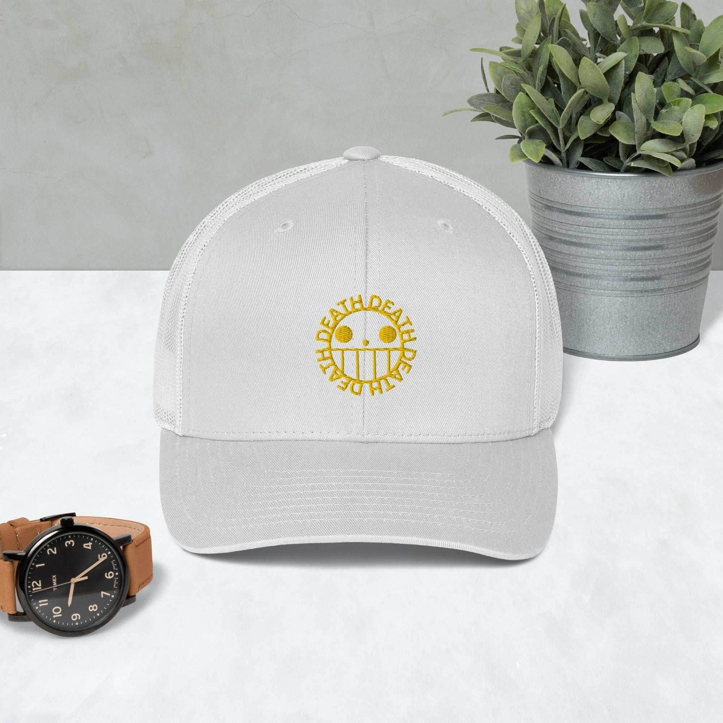 Trafalgar Death Anime Trucker Hat - White