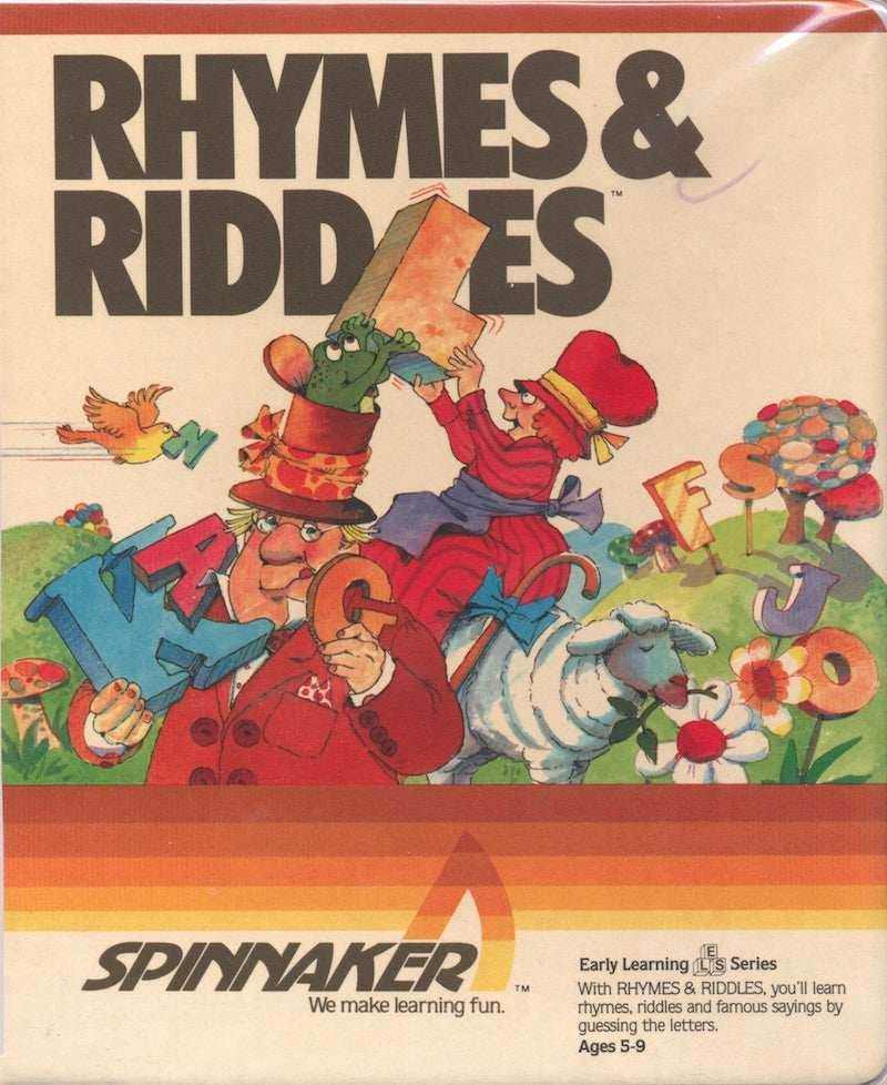 Rhymes & Riddles (Atari 400) - Game Only