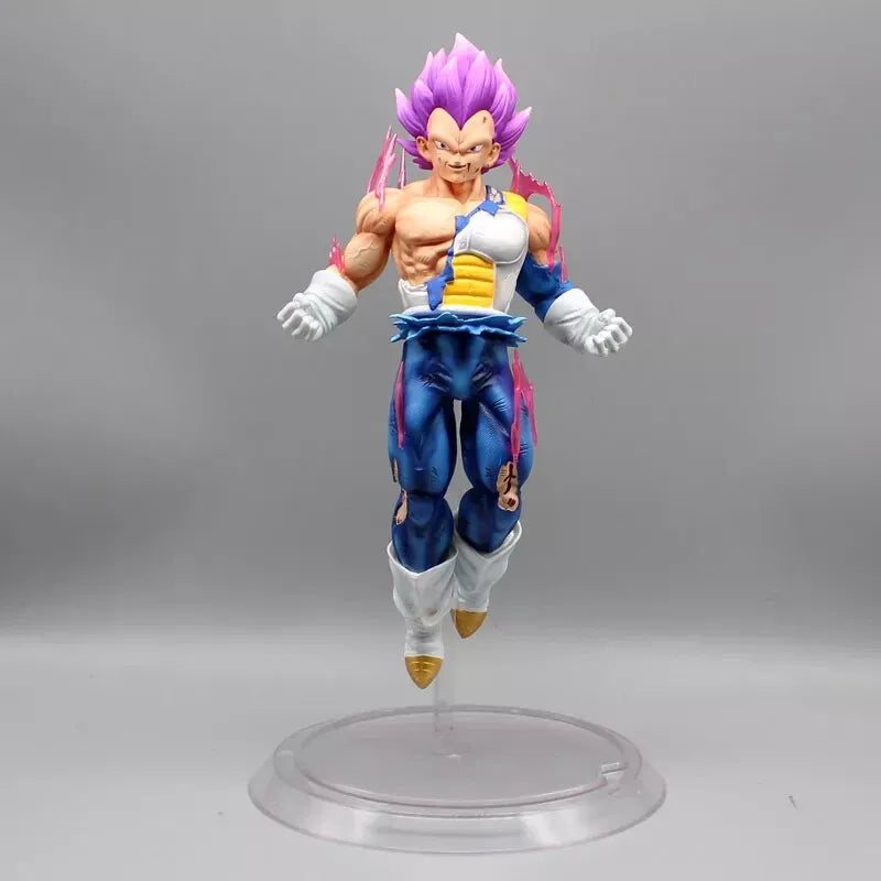 Vegeta Ultra Ego and Super Saiyan Blue Swappable Heads Anime Figure, Dragon Ball Z Action Figurines