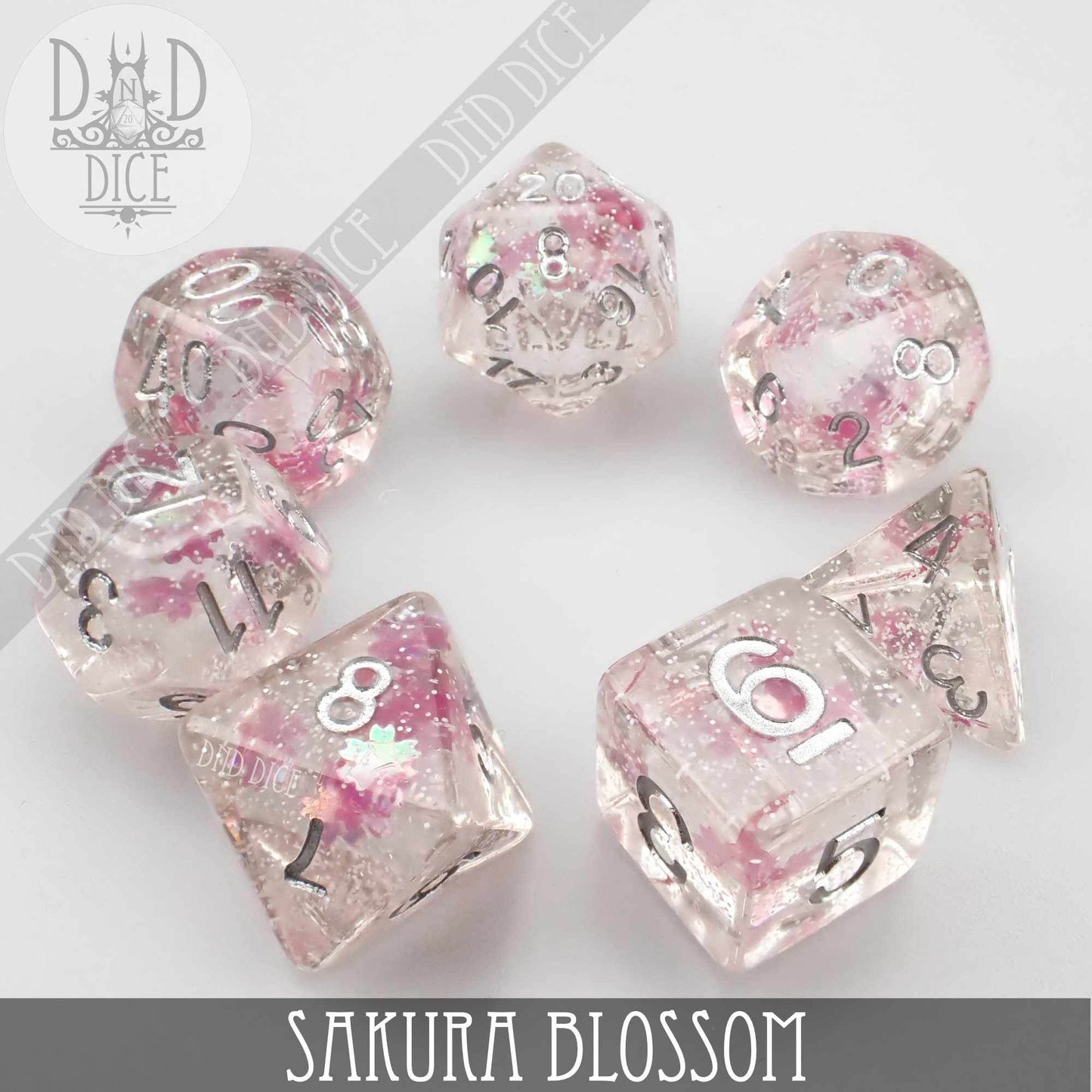 Sakura Blossom Dice Set -