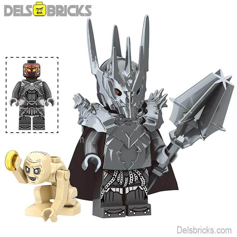 Sauron Lord of The Rings Lego Minifigures Custom Toys -