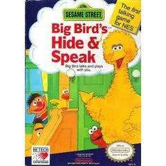 Sesame Street Big Bird's Hide And Speak - NES -