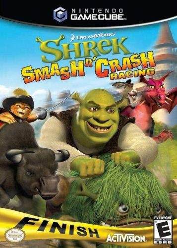 Shrek Smash and Crash Racing (Gamecube) - Game Manual Only