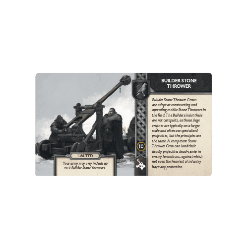 A Song of Ice & Fire: Night's Watch Stone Thrower Crew Expansion -
