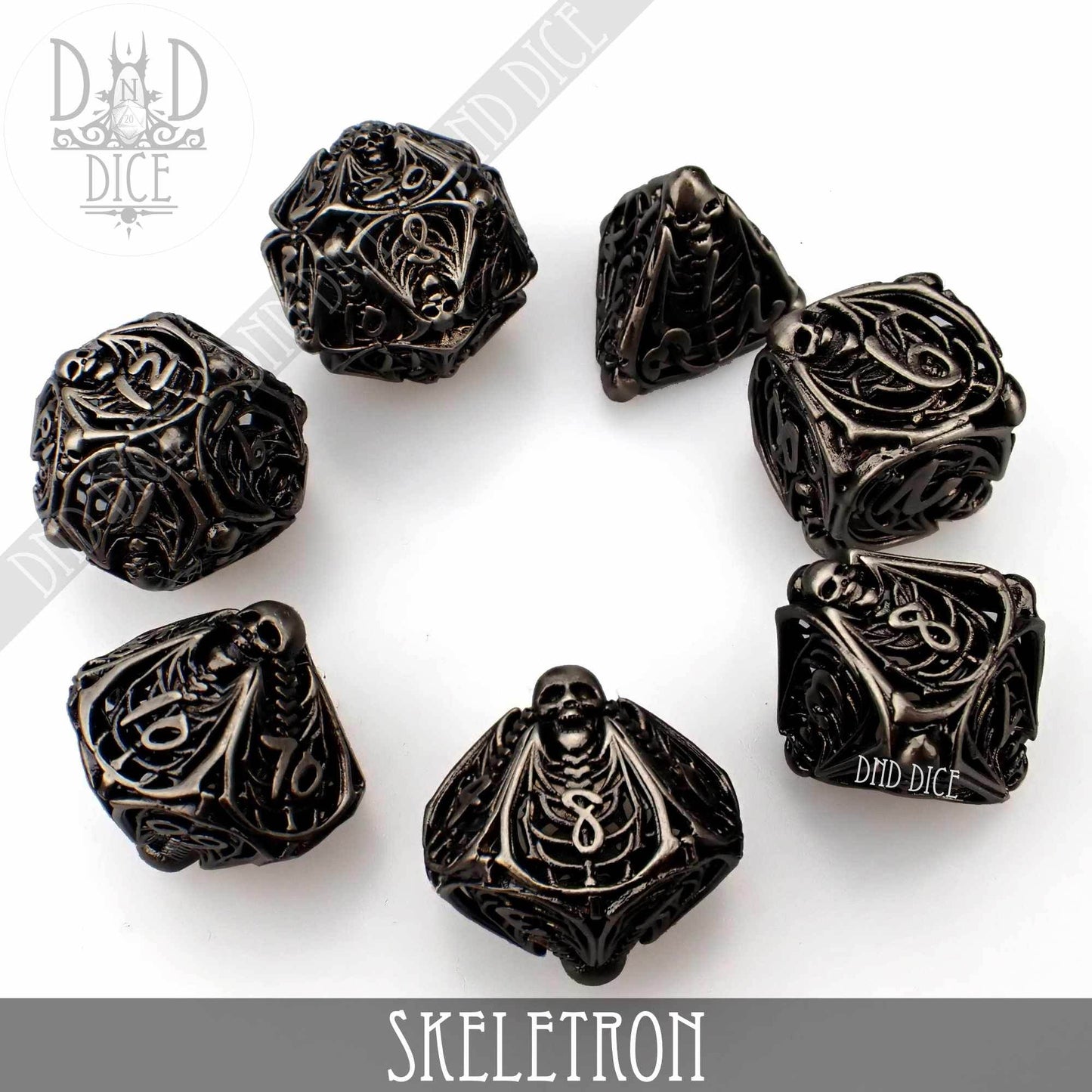 Skeletron Metal Dice Set (Gift Box) -