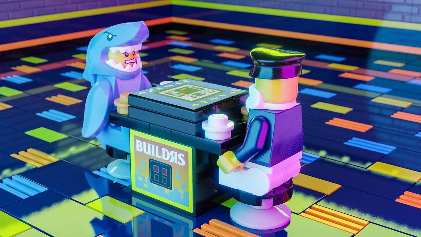 Buildᴙs 2-Player Classic Arcade made using LEGO parts - B3 Customs -