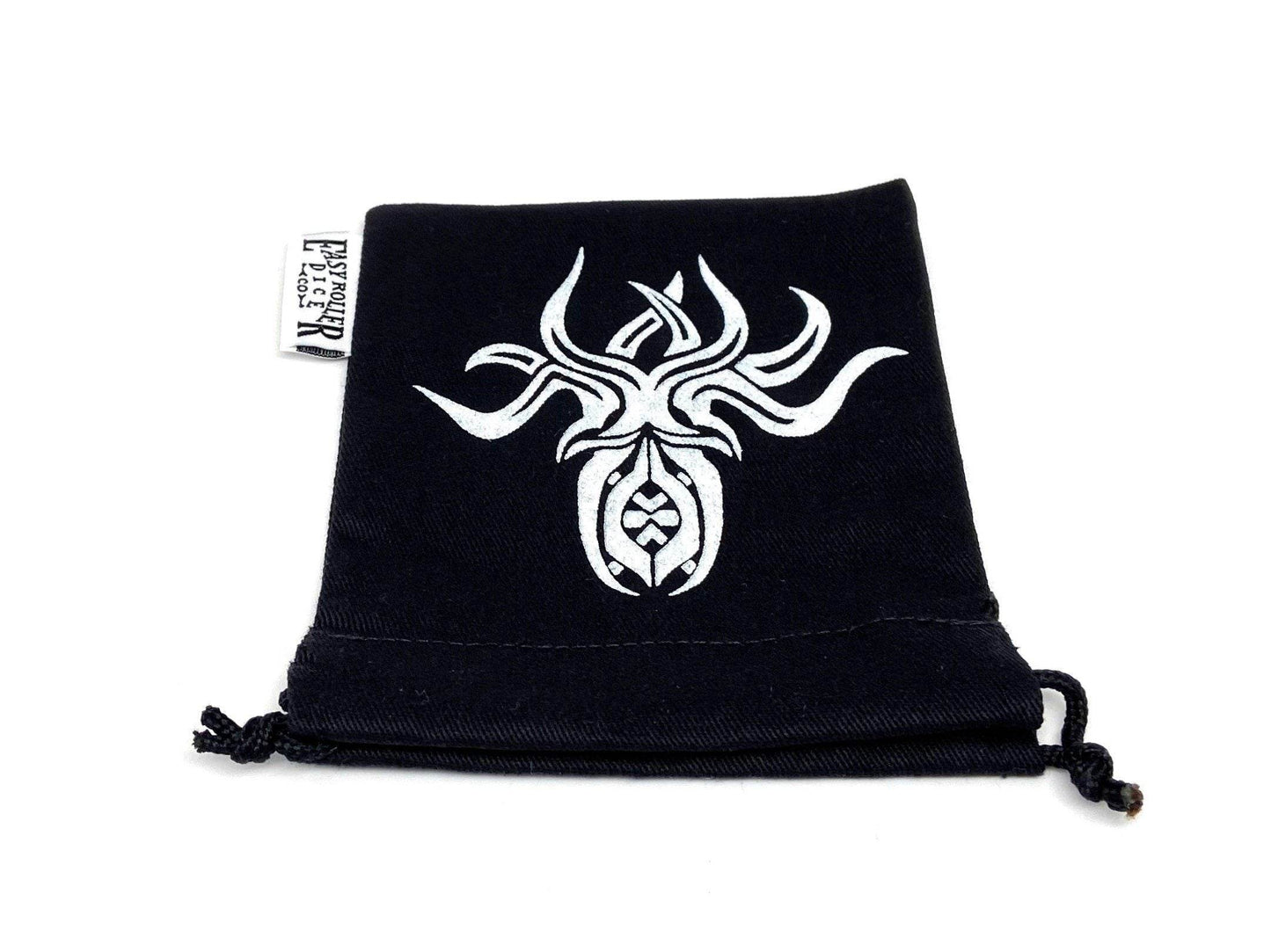 Small Cotton Twill Dice Bag - Cthulhu Design -
