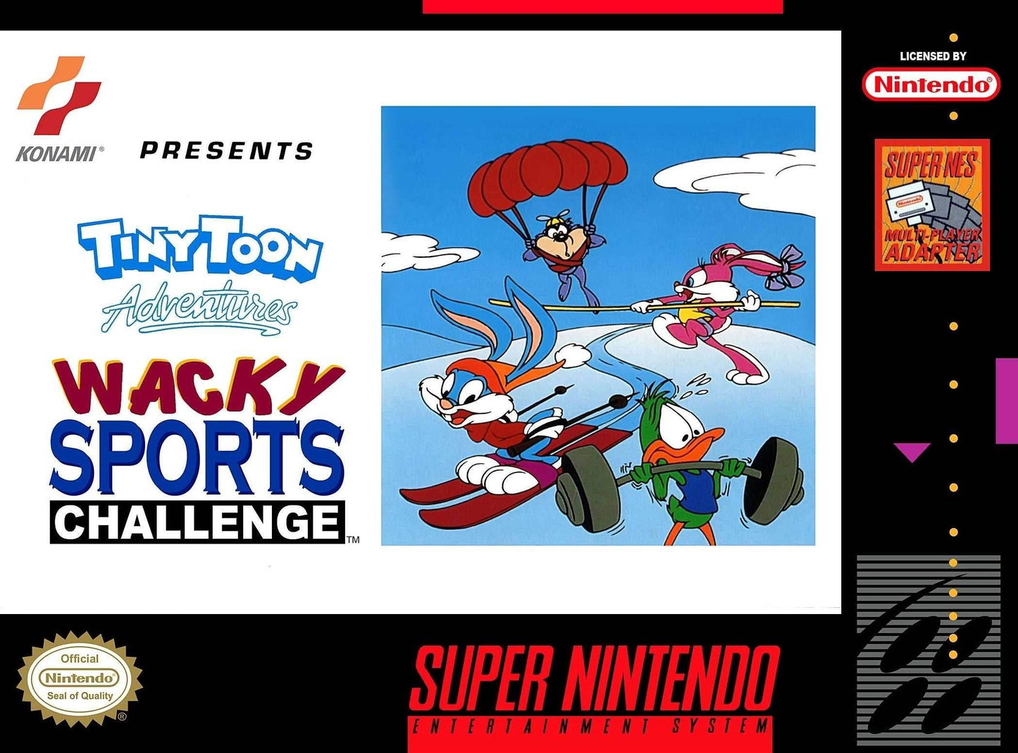 Tiny Toon Adventures: Wacky Sports Challenge (Super Nintendo) - Game Manual Only