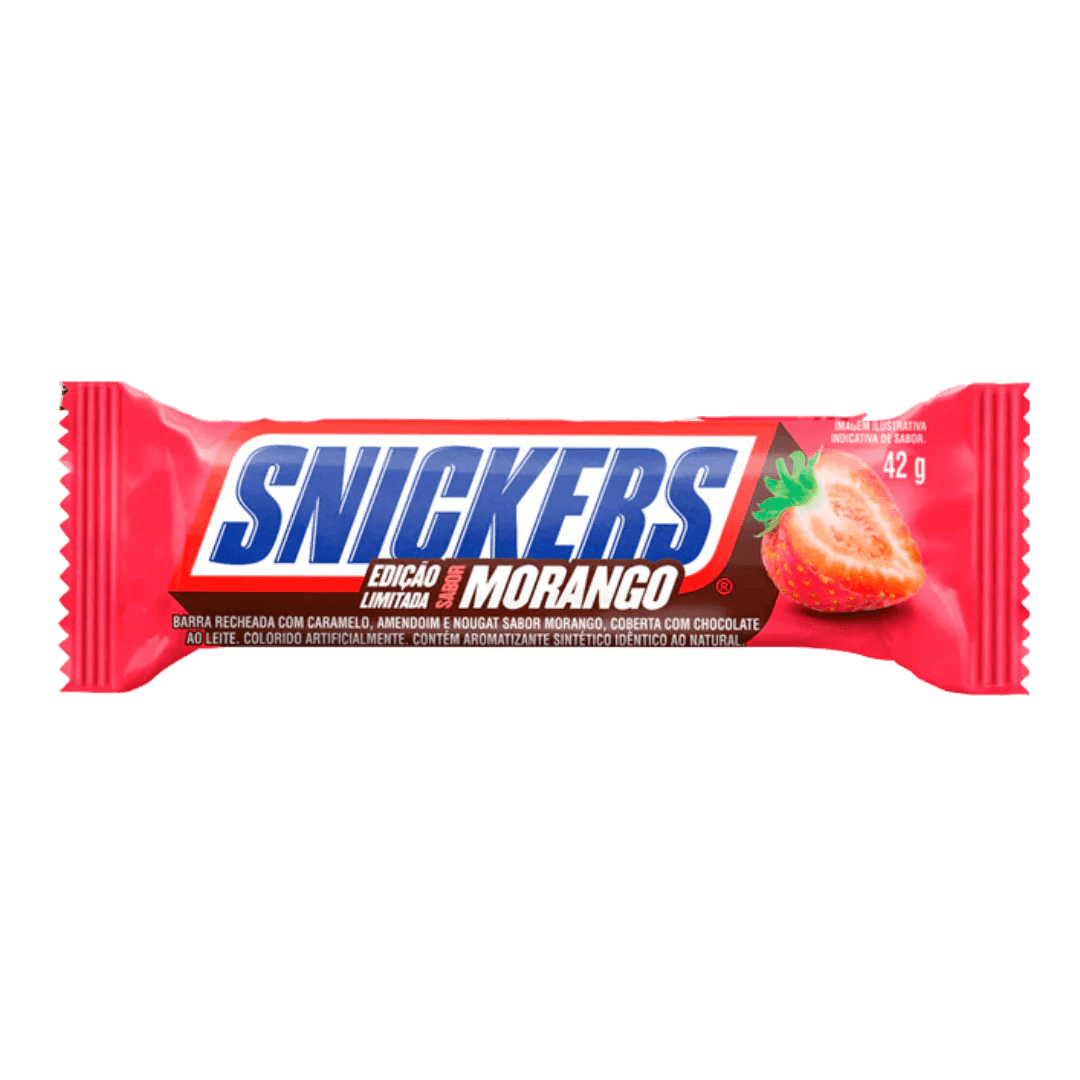 Snickers Morango (42g)(Brazil) -