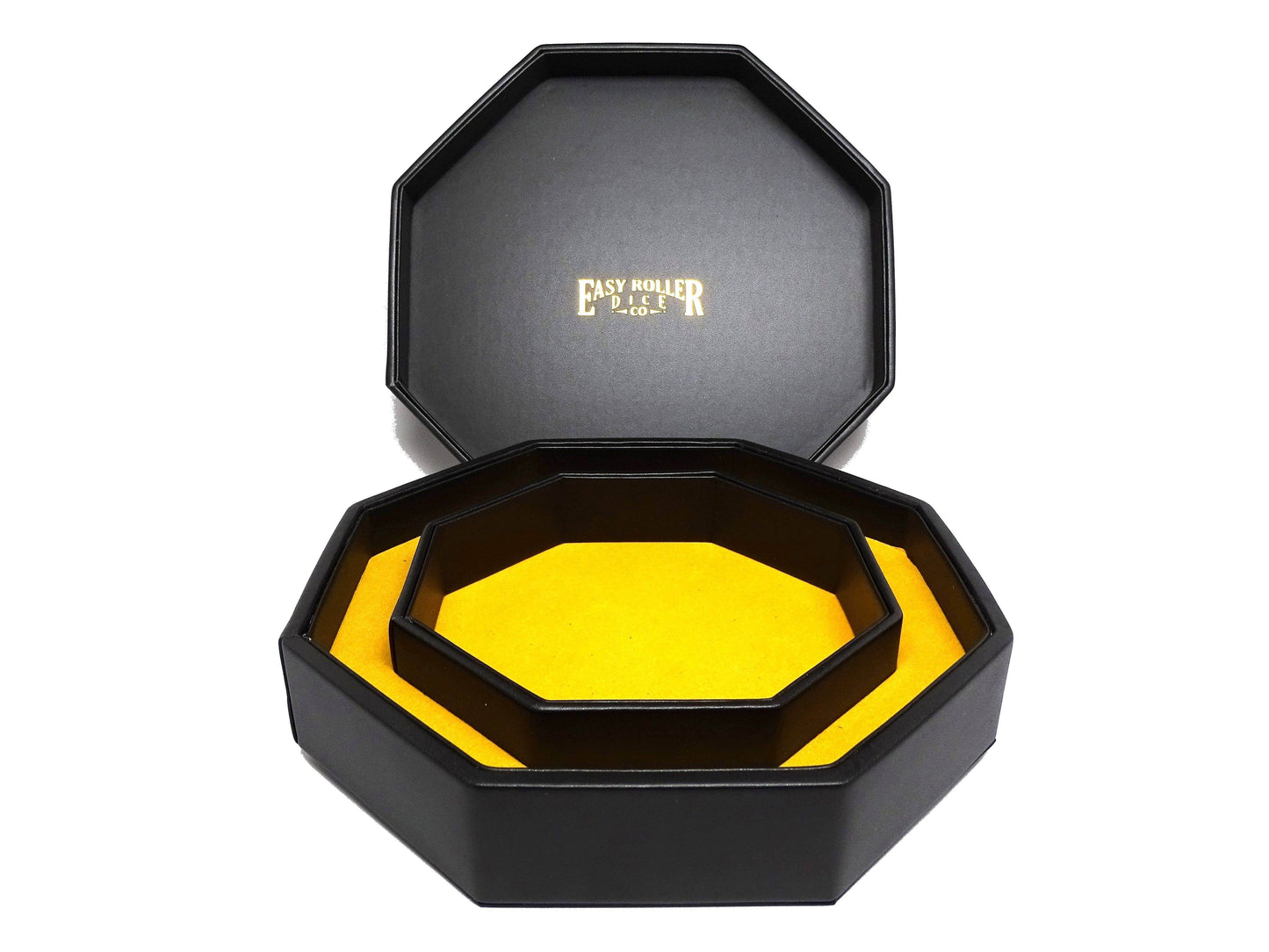 Spell Book Dice Tray With Dice Staging Area and Lid -