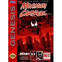 Spiderman Maximum Carnage - Sega Genesis -