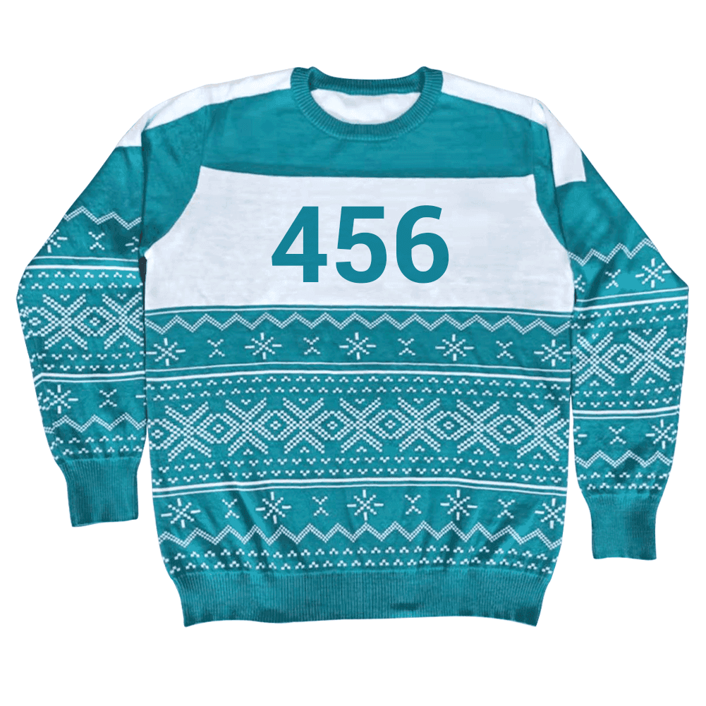 Squid Character Merry Squid-Mas Game Ugly Christmas Sweater - XS / 456