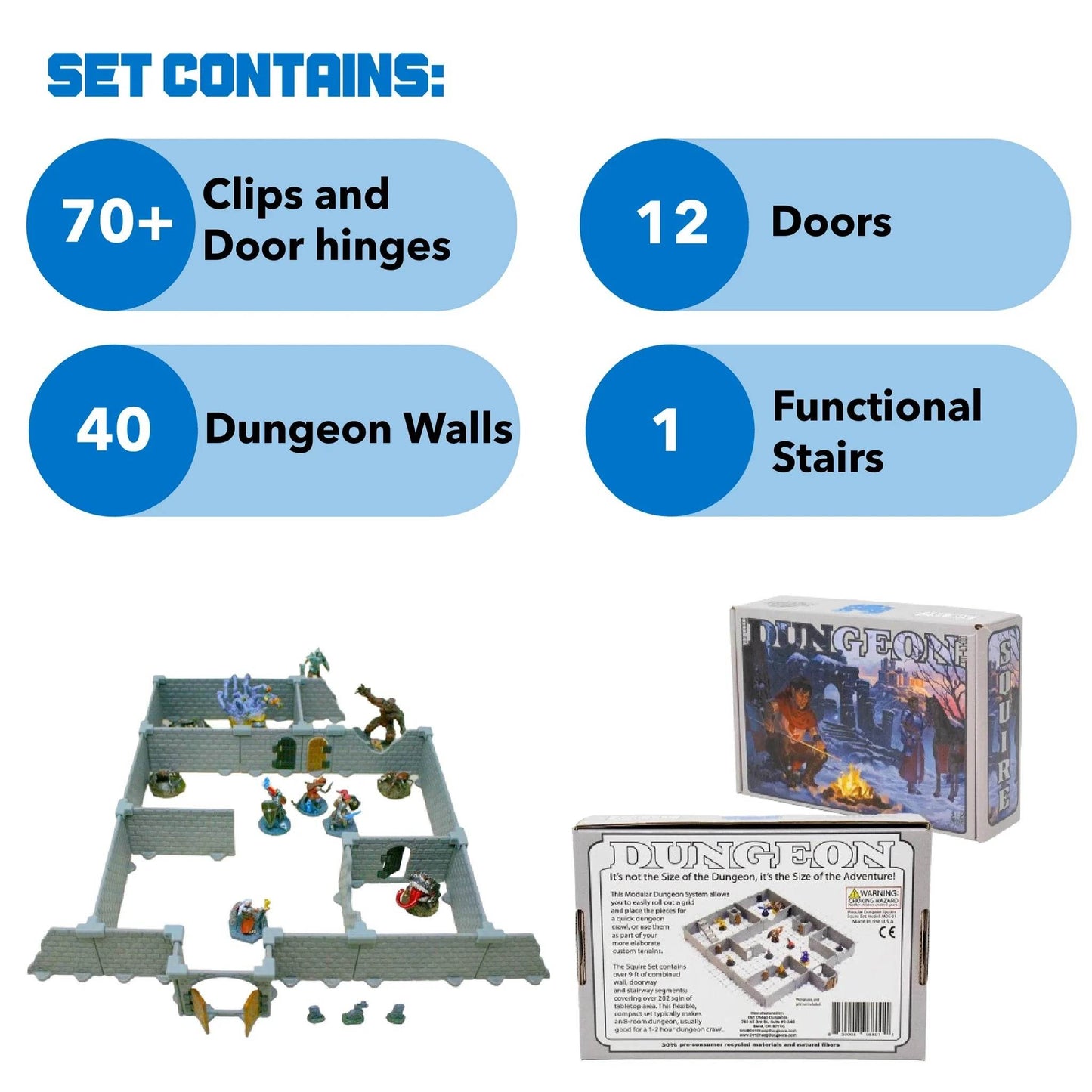 Squire Dungeon Terrain Set -