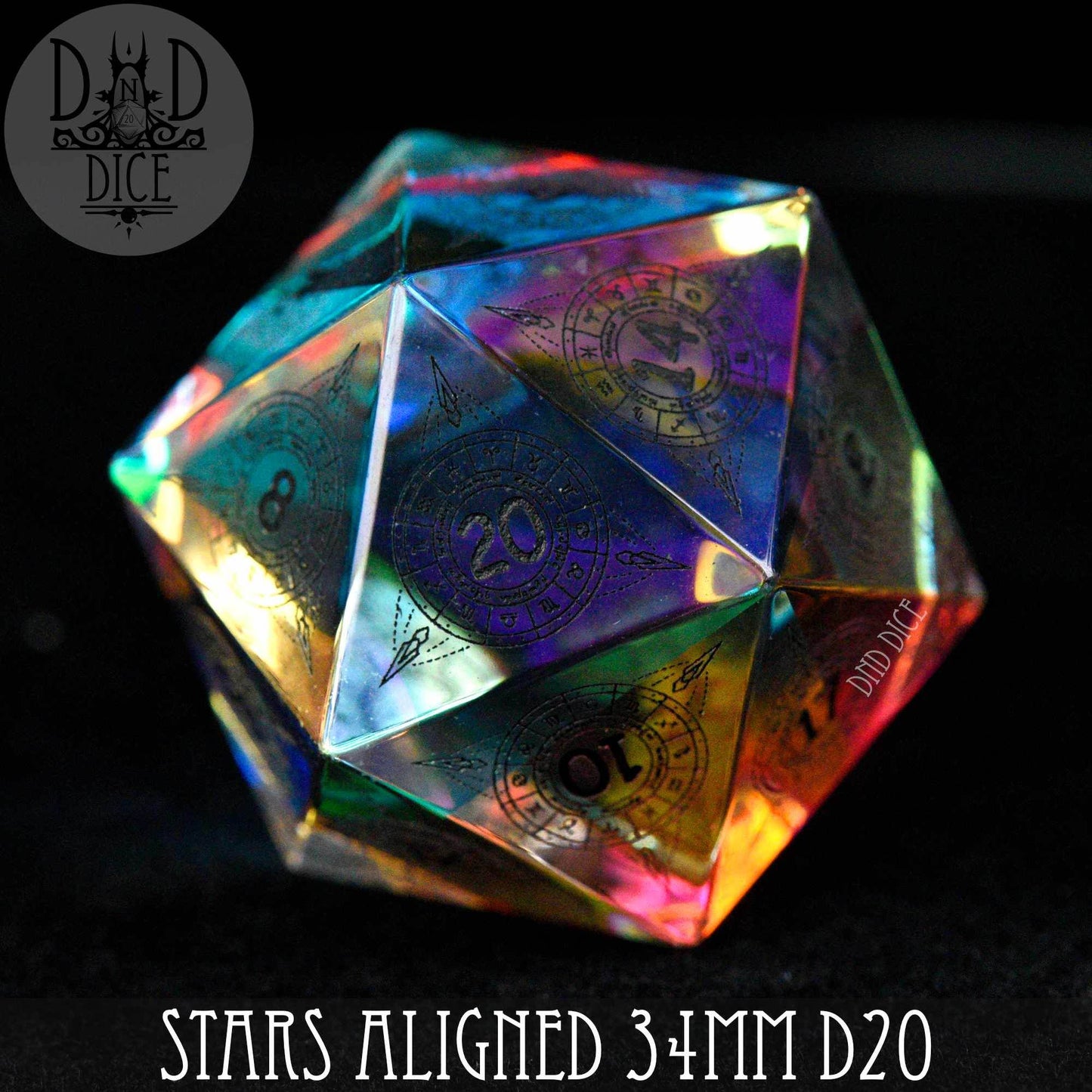 Stars Aligned Glass 30mm D20 (Gift Box) -