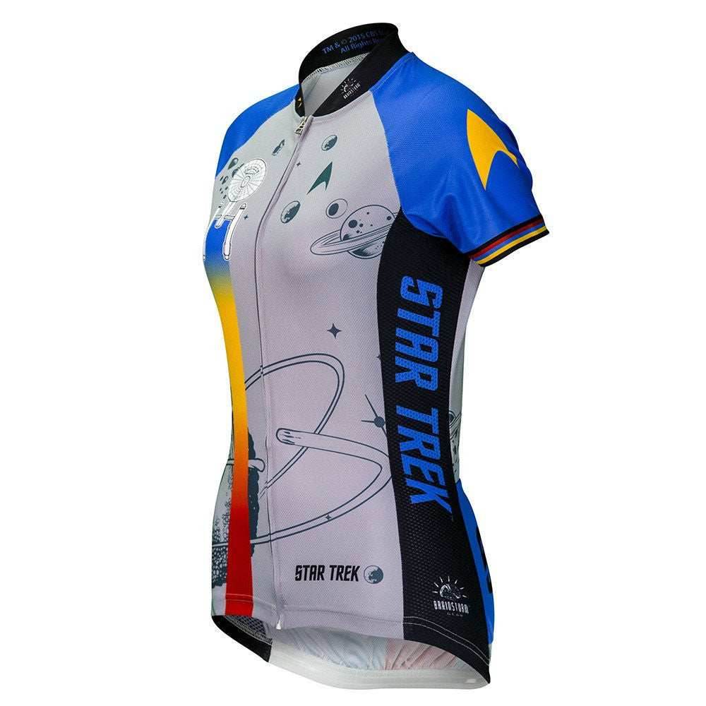 Star Trek Final Frontier Women's Cycling Jersey (S, M, L, XL, 2XL) - Blue / Medium