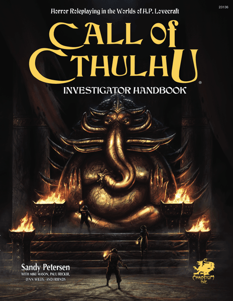 Call of Cthulhu Investigator Handbook -