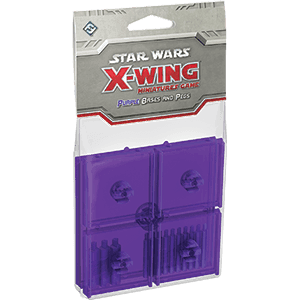 Star Wars X-Wing 1st Edition: Purple Bases and Pegs -