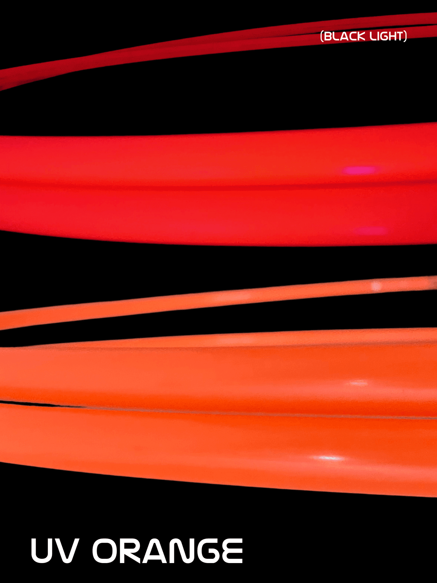 UV Orange (5/8 & 3/4) Polypro Hula Hoop -